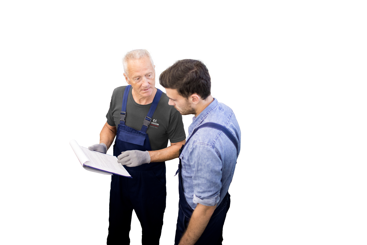 Technical assistance services for industrial machines