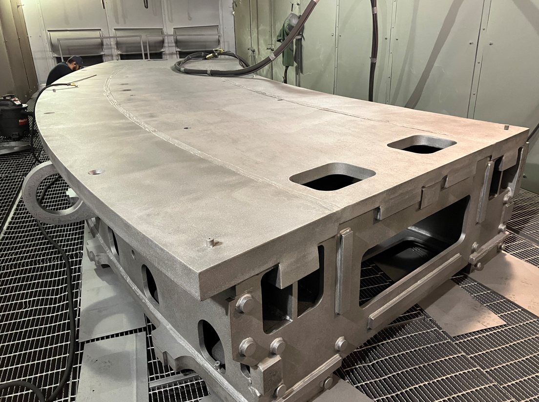 Detail of a concrete component for the GMT project