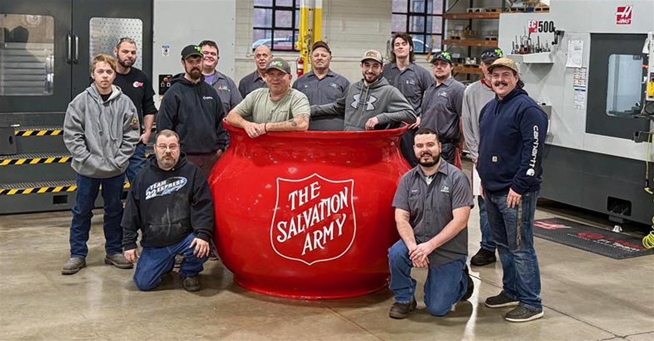 The Red Kettle holiday fundraising symbol Iconic Salvation Army Red Kettle